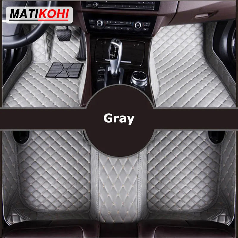MATIKOHI Custom Car Floor Mats For Hyundai Genesis Auto Carpets Foot Coche Accessorie