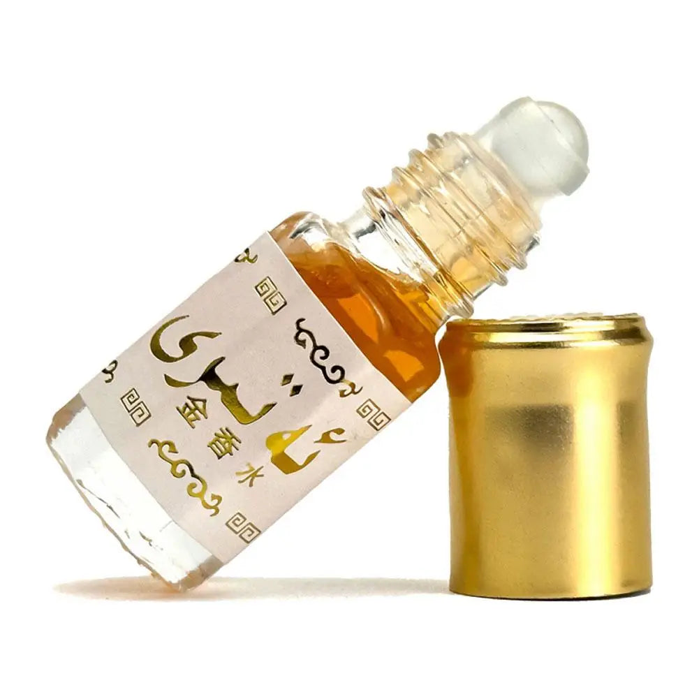 Islamic Style 3ml Roll-On Perfume Oil 3/5/10/20/50/100pcs Traditional Arabian Gold Attar Fragrance For Personal Use And Gifting