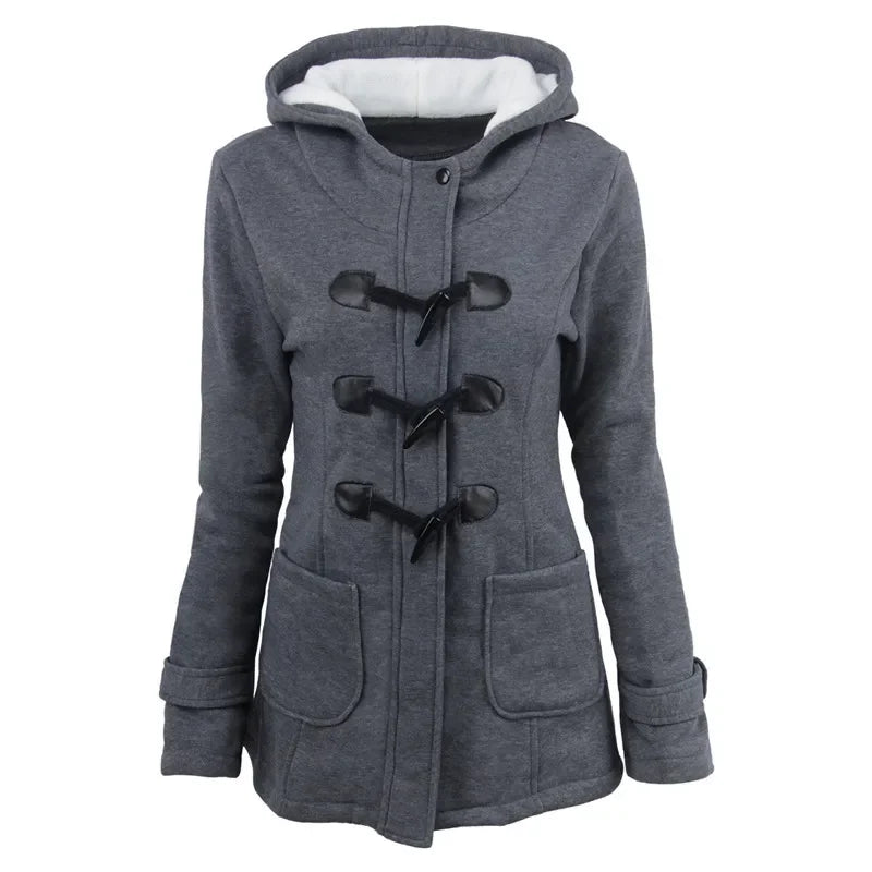 Women Basic Jackets 2025 Autumn Women's Overcoat Zipper Causal Outwear Coat Female Hooded Coat Casaco Feminino Ladies Jacket