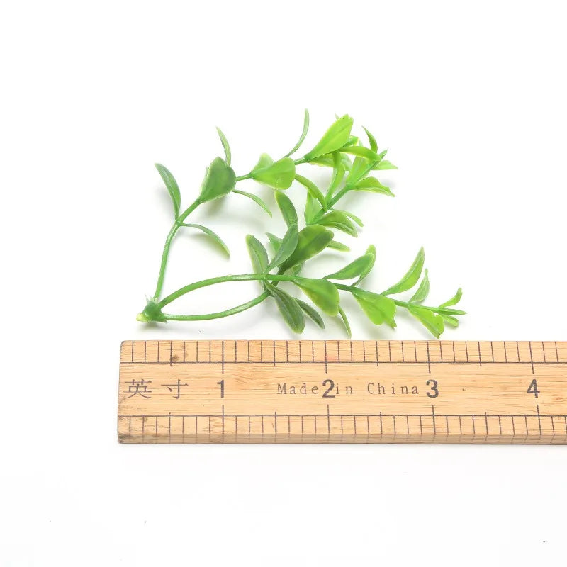 10/20/50Pcs Artificial Water Grass Fake Green Plants Foliage DIY Wreath Wall Hanging Home Wedding Party Floral Decor Ornaments