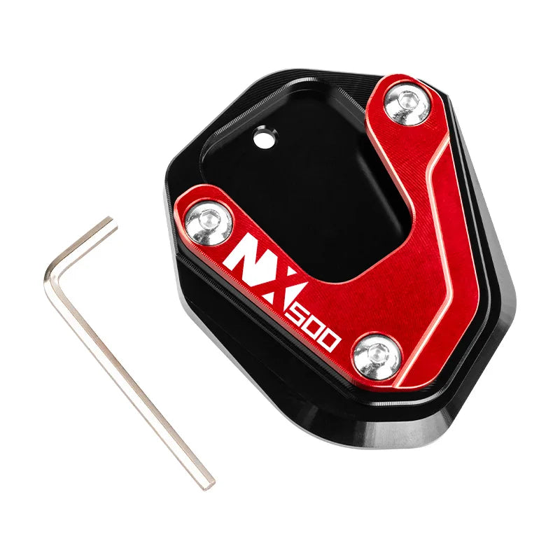 Motorcycle Foot Side Stand Extension Plate Kickstand Pad For HONDA CB500X CB650R CB500F CB125R CB300R 400X CBR650R 650F CBR500R
