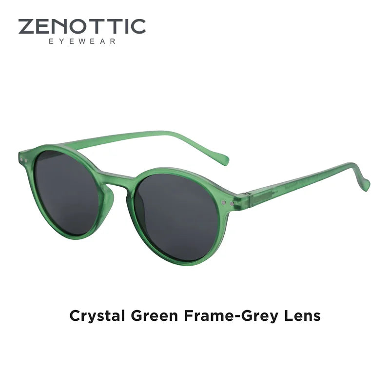 ZENOTTIC (S Size) Retro Circular Polarized Sunglasses 2026 2025 Men Women Vintage Small Round Sun Glasses UV400 Goggles Shades
