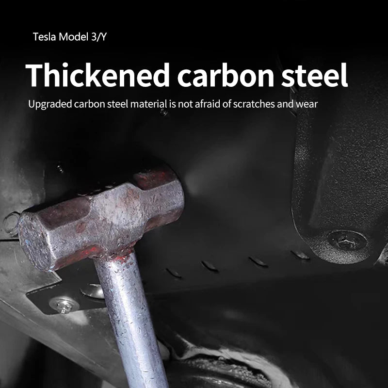 Car Chassis Coolant Pipe Guard Lower Guard Plate Chassis Protection Cooling Duct Cover For Tesla Model 3 Model Y Car Accessories