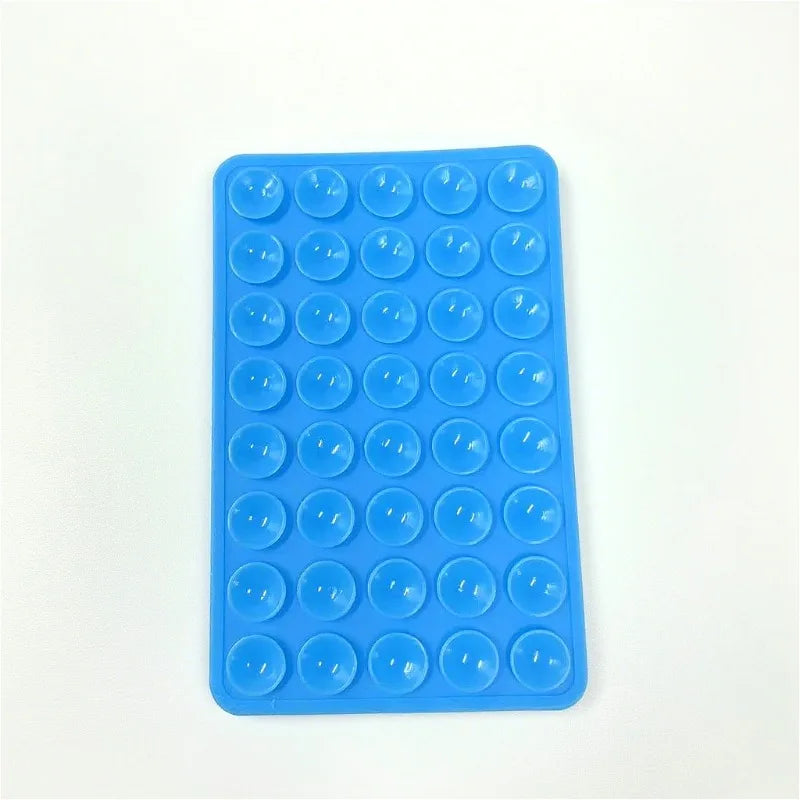 Silicone Double Sided Suction Cup Phone Mount Hands-Free Mobile Stand Airplane Travel Essential Compatible Any Smartphone
