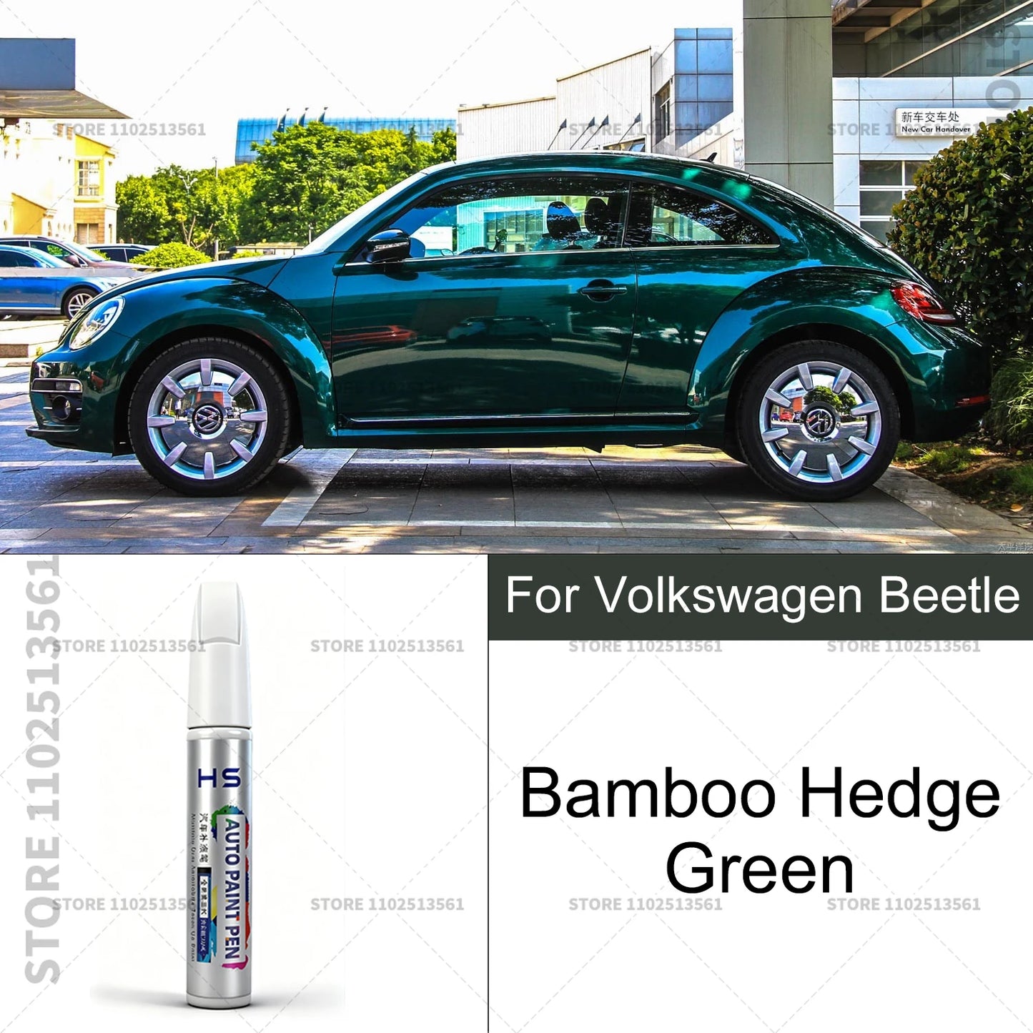 For Volkswagen Beetle Car Paint Repair Pen Touch Up Scratch Remover DIY Auto Accessories White Blue LZ5W Yellow 9U Black C9X