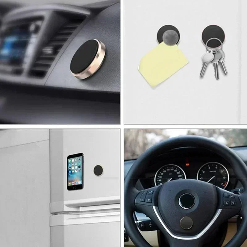 2Pcs Magnetic Mobile Phone Holder Car Dashboard Mobile Bracket Cell Phone Mount Holder Stand