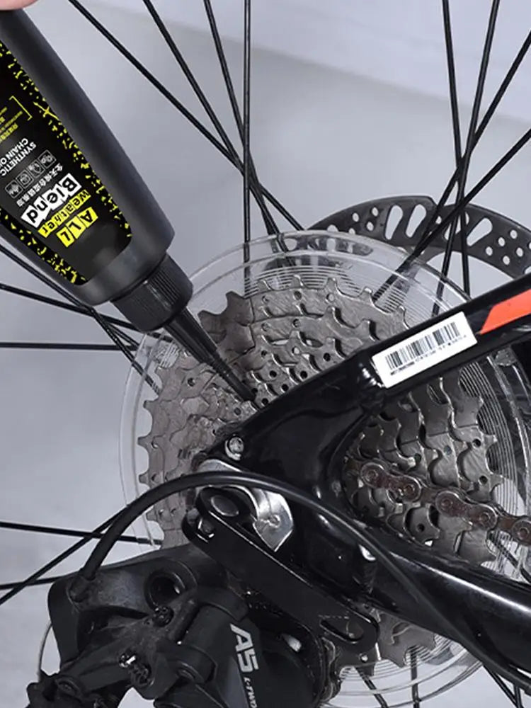 Cycling Chain Lube Synthetic Mountain Cycle Chain Oil Cycle Lubricating Oil All-Purpose All-Weather Bikes Pedal 120ml