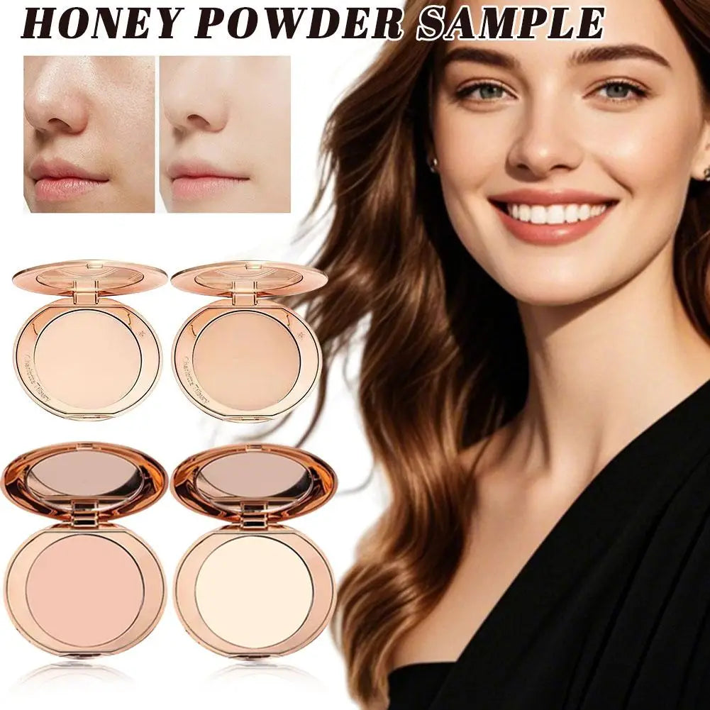Mini Powder Setting Powder Sample Long Lasting Oil Control Waterproof Foundation Natural Brighten Skin Tone Mini Powder Makeup