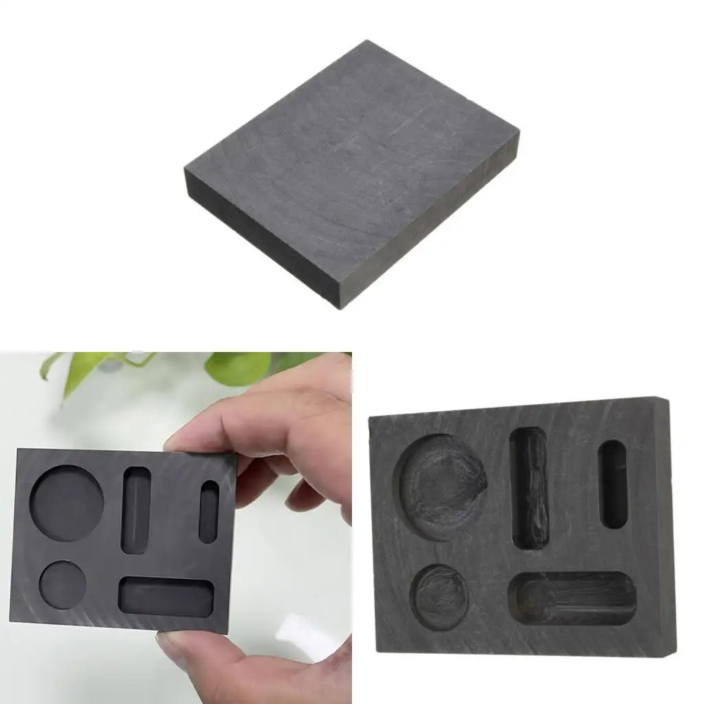 Crucible Mould Melting Ingot Mold for Melting Casting Refining Gold Silver