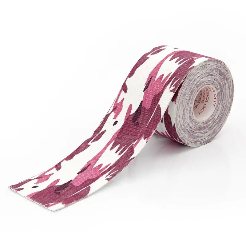 Colorful Kinesiology Tape Muscle Patch Athletes Elastic Water Resistant Kinetic Kinesiology Tape For Knee Pain Shoulder Muscle
