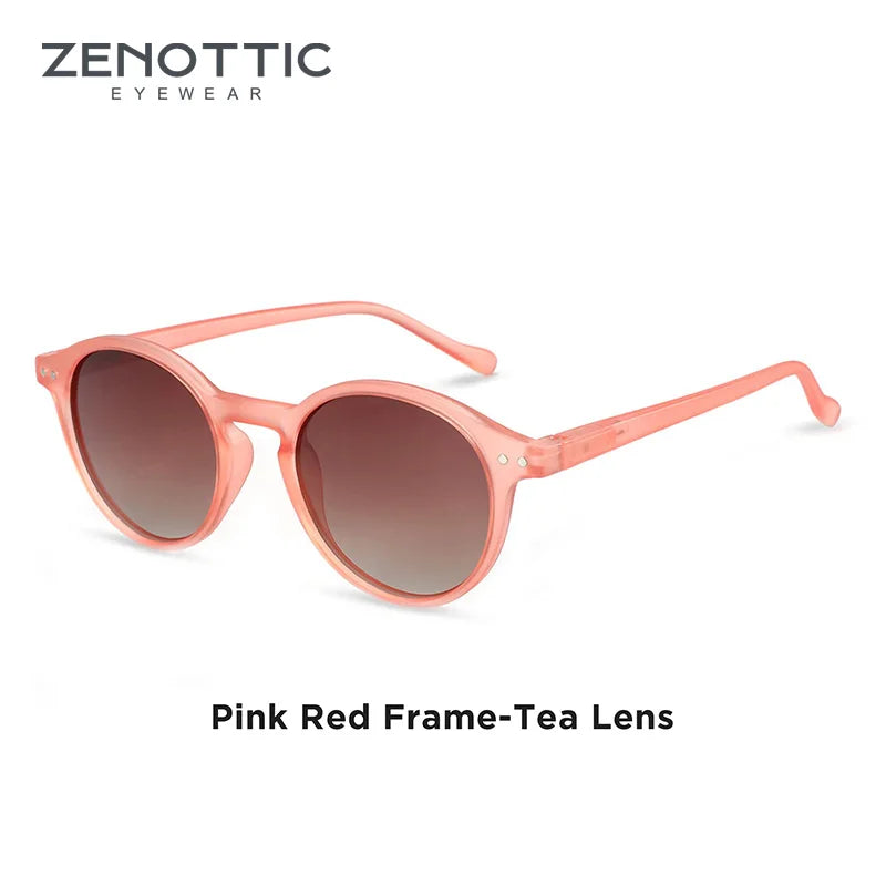 ZENOTTIC (S Size) Retro Circular Polarized Sunglasses 2026 2025 Men Women Vintage Small Round Sun Glasses UV400 Goggles Shades