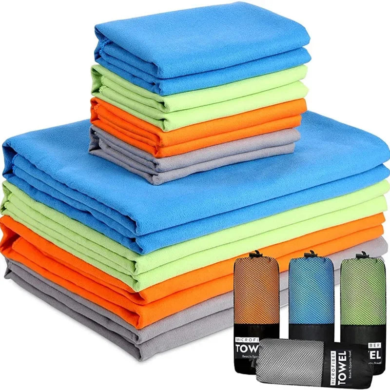 Fast Drying Sports Towel Ultra Soft Swimming Gym Fitness Camping Running Super Absorbent Washcloth Towels Travel Accessories
