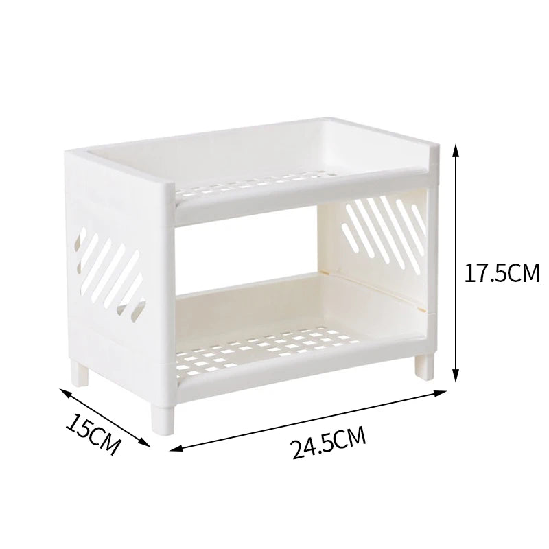 Multifunctional Telescopic Shoe Rack Stainless Steel Shelf Under Sink Cabinet Dish Rack Seasoning Shelf Kitchenware Storage Rack