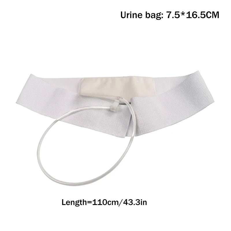 Urine Test Complete Kit with Adjustable Belt Silicone Funnel Temperature Test Strips for Hospital Home Use Medical Diagnostic