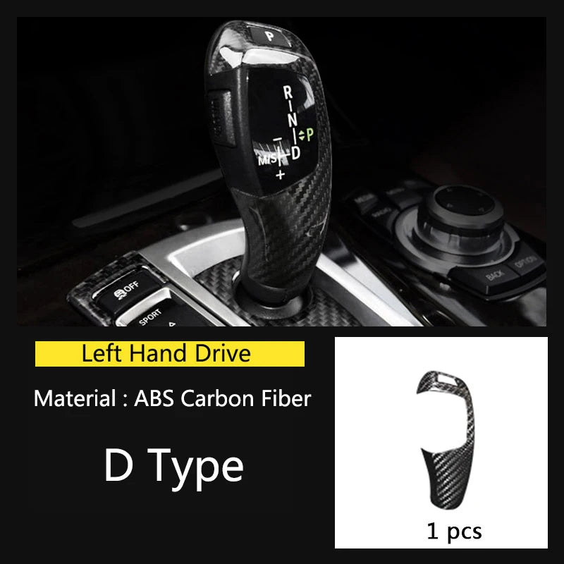 For BMW X5 X6 X7 E70 E71 F15 F16 G05 G06 G07 ABS Carbon Fiber Car Styling Center Console Lid Armrest Box Trim Protective Cover