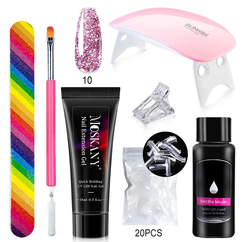 Poly Nail Gel Set Kit