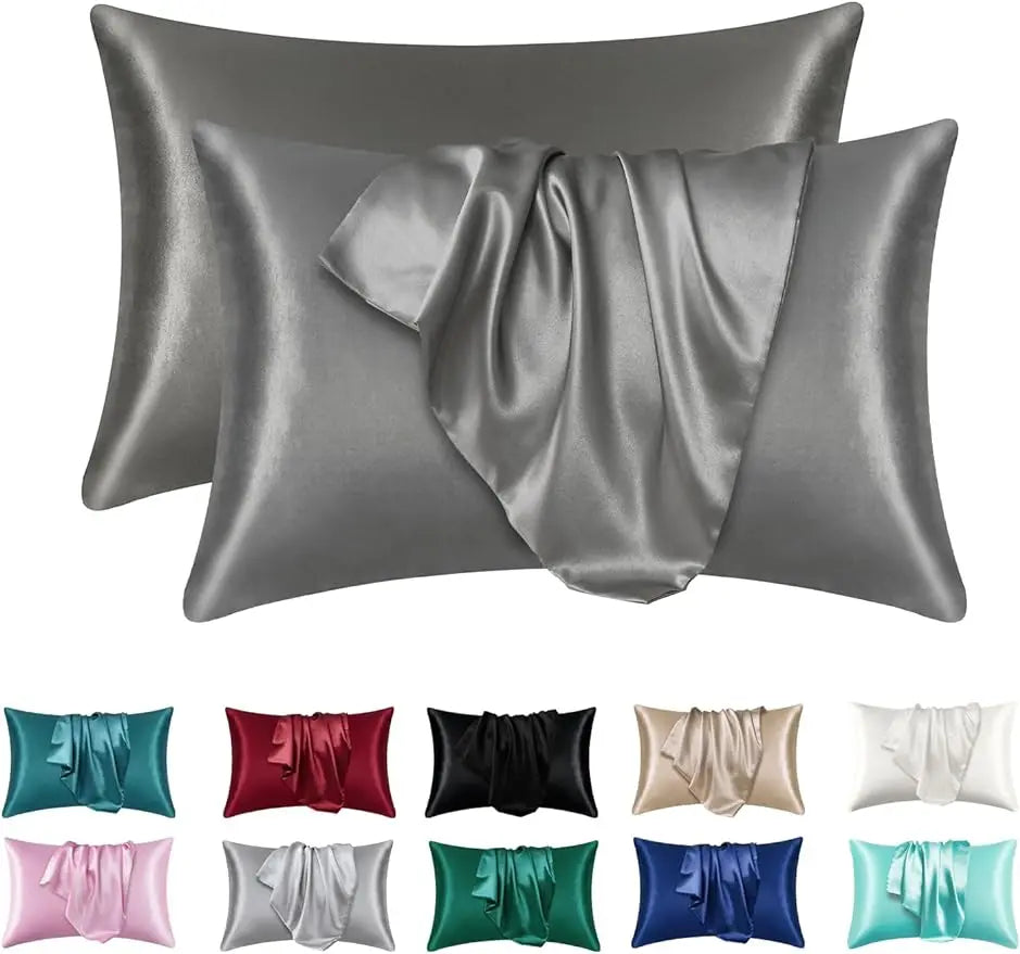 2Piece Natural Mulberry Silk Pillow Case Real Silk Protect Hair Skin Pillowcase Any Size Customized Bedding Pillow Cases Cover