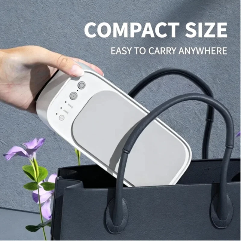 Lenovo Ultrasonic Cleaning Machine Mini High-frequency Vibration Cleaning Adjustable Glasses Jewelry Pacifier Cleaning Tool