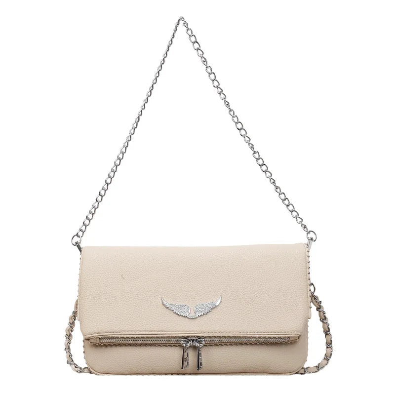 2026 New French Shoulder Bags Classic Fashionable and Versatile Chain Retro Luxury Cross-body Messenger Bag for Women