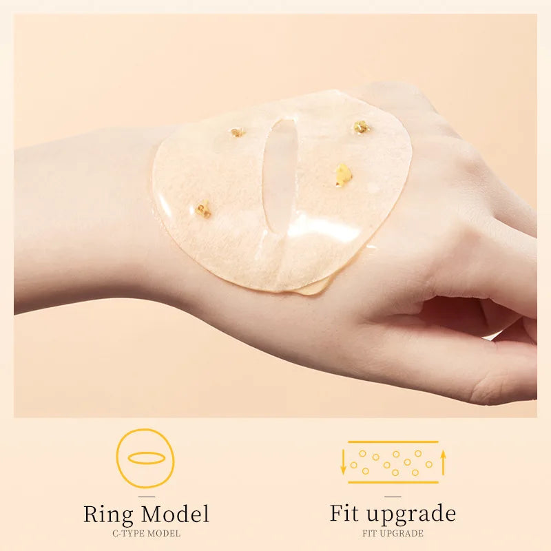 80 Pieces of Osmanthus Eye Patches, Containing Osmanthus Extract, Hydrate and Moisturize the Eyes, Nourish the Skin Around the Eyes, and Enhance the Appearance of the Skin Around the Eyes Suitable for Daily Eye Care, a Gift f