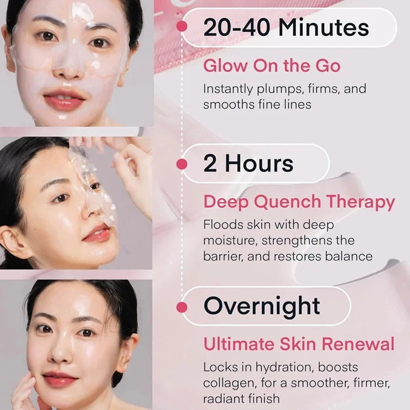 Overnight Collagen Mask Salmon DNA PDRN Face Mask For Glass Glow Skin Elasticity Hydrating Firming Smooth korean Skincare