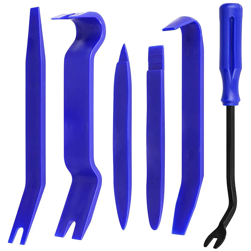 New Car Disassembly Tool With Auto Fastener Clips Mixed Kit Car Body Push Retainer Pin Rivet Bumper Door Trim Panel Fastener Kit