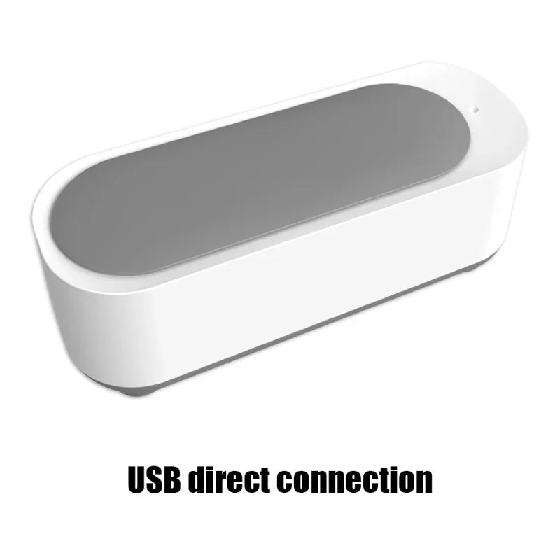 Lenovo Ultrasonic Cleaning Machine Vibration Wash Cleaner Jewelry Glasses Cleaner Watch Cleaning Makeup Brush Cleaning Tool New
