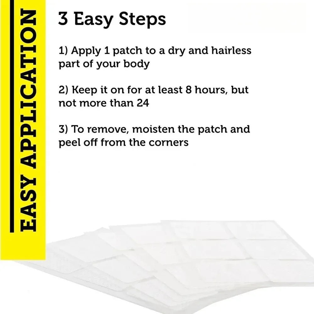 30 Patches Vitamin K2 with D3 Patches Contains Vitamin D & K Complex Premium Biotin & Folic Acid Transdermal Patch