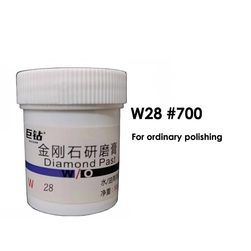 50g W0.18-60 Diamond Paste Compound Mold Die Mirror Polishing Lapping Syringes Micron Glass Jade Jewelry Metal Buffing Grinding