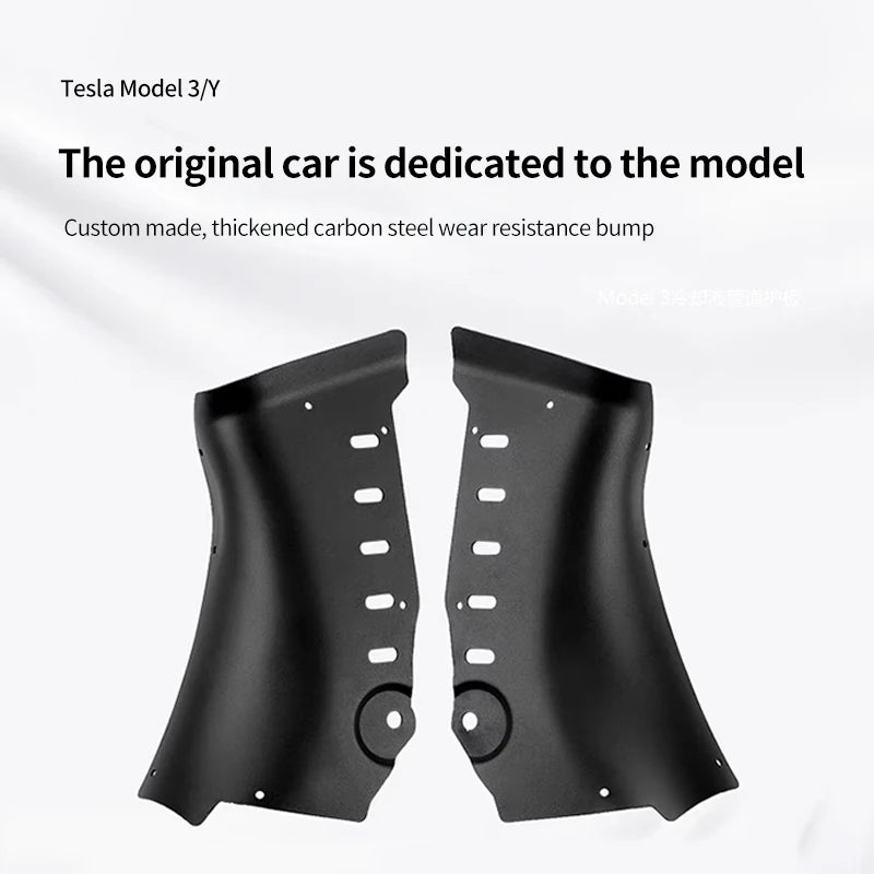 Car Chassis Coolant Pipe Guard Lower Guard Plate Chassis Protection Cooling Duct Cover For Tesla Model 3 Model Y Car Accessories
