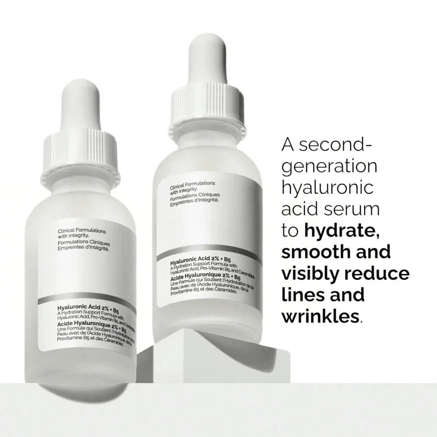 Most Loved Collection For Even Skin Tone And Texture - Skin Care Bundle Set - Hyaluronic Acid 2% + B5, Niacinamide 10% + Zinc 1%, Ordinary Caffeine Solution 5% + EGCG