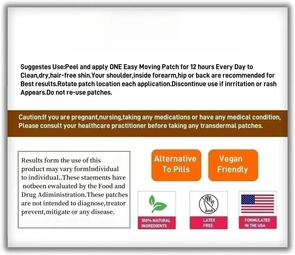 30 Patches Vitamin B12 5000mcg Transdermal Patches, W/Vitamins B2, B6 - Supports Energy Production, Brain Function & Metabolism