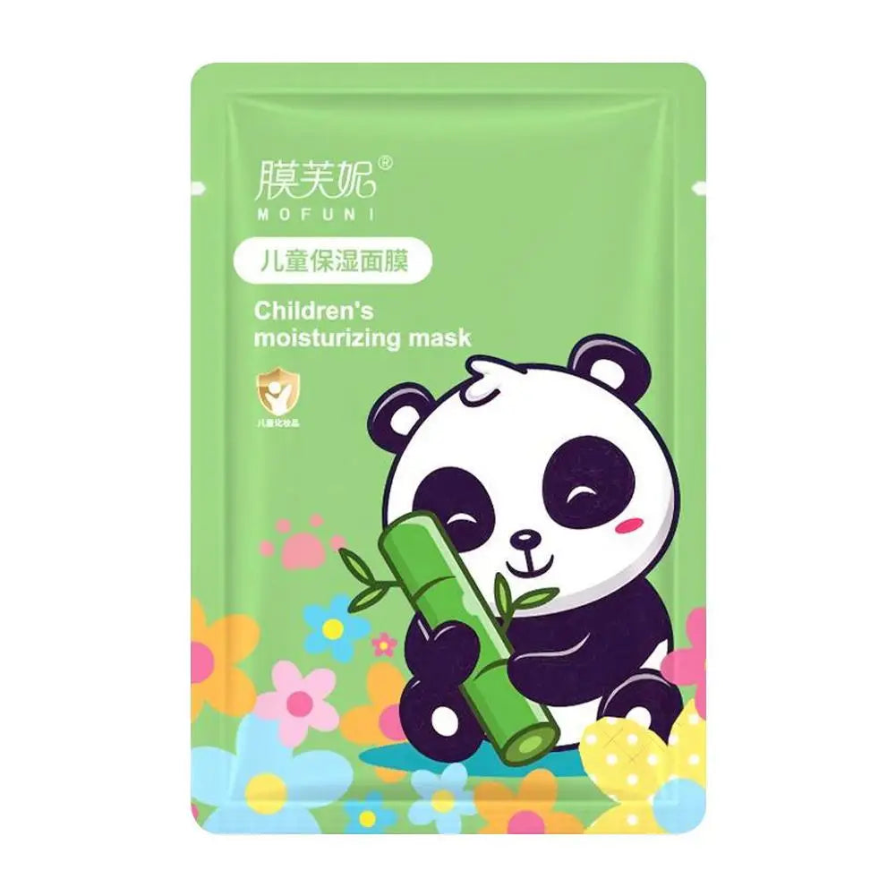 1/5PCS Children's Fruit Cartoon Mask Hydrating Moisturizing Gentle Nourishing Cartoon Animal Face Mask Stickers For Kids