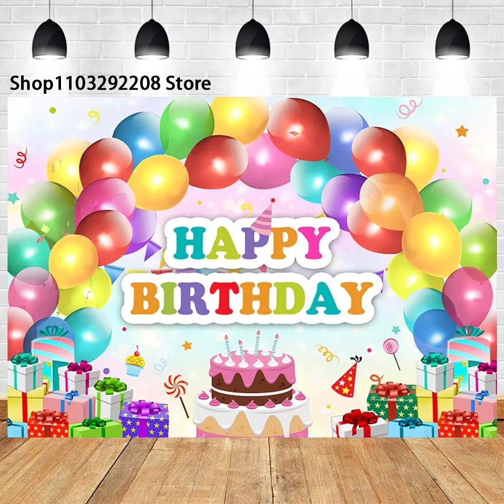 Neon Floral Pink Heart Theme Grass Happy Birthday Cake Neon Glow in The Dark Party Photography  Girl Background Wall Supplies