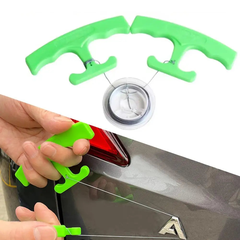 Car Emblem Remover Useful Ergonomic Portable Logo Remover Kit Green Sticker Remover Tool Labor-Saving Auto Sticker Remover ﻿