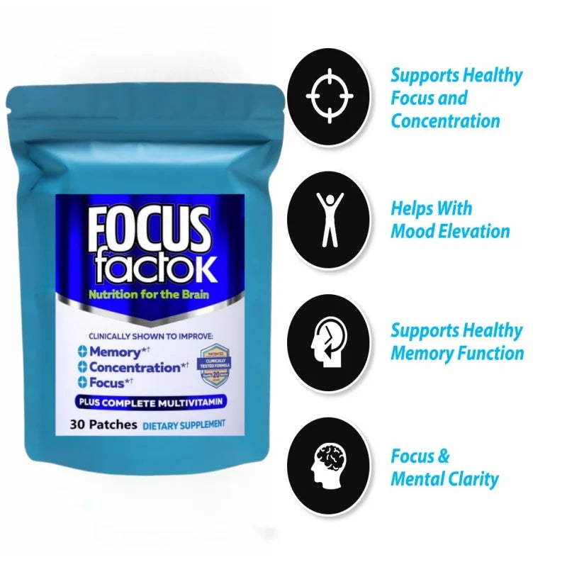 Brain Supplement Multivitamin Improve Memory and Clarity Boost Concentration Neuro Energy Learning Reasoning for Men and Women