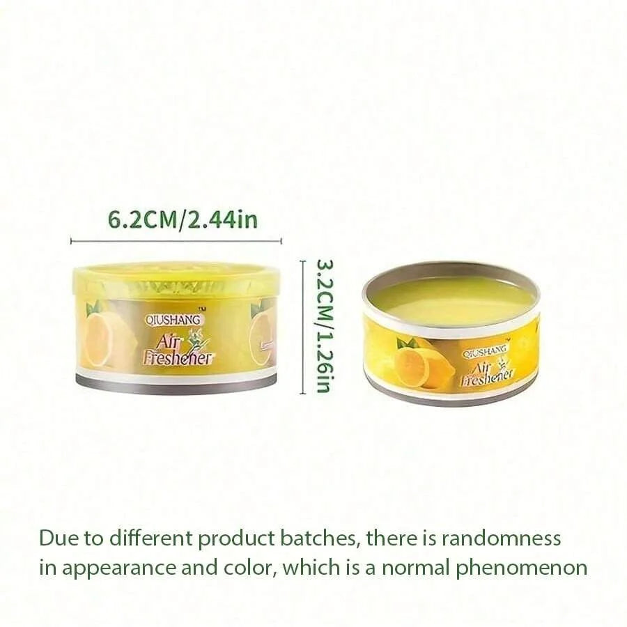 1/4pc Car Flavoring Car Air Fresheners Canned Rose Lavender Lemon Flavor Household Solid Fragrant Auto Aromatherapy Car Deodor