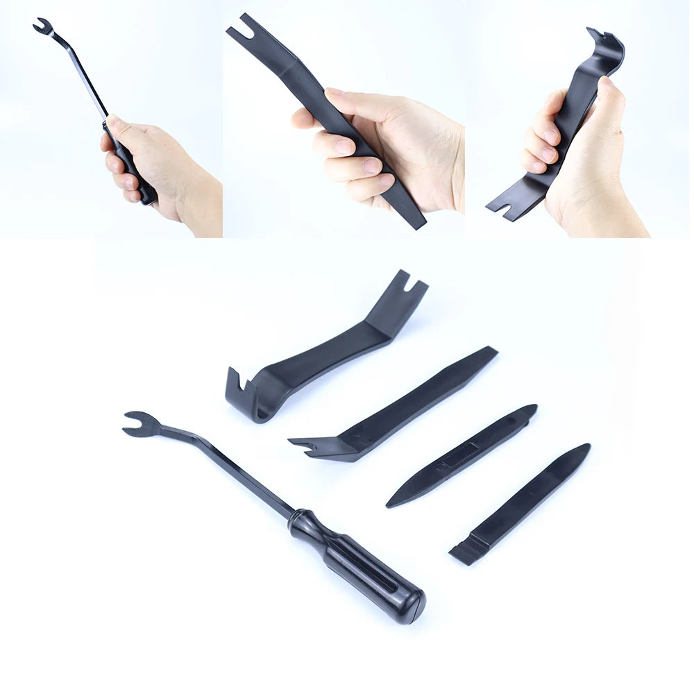 Auto Door Clip Panel Trim Removal Tool Kits Thick Plastic Car Tools for Audio Video Dashboard Dismantle Kits Installer Pry Tool