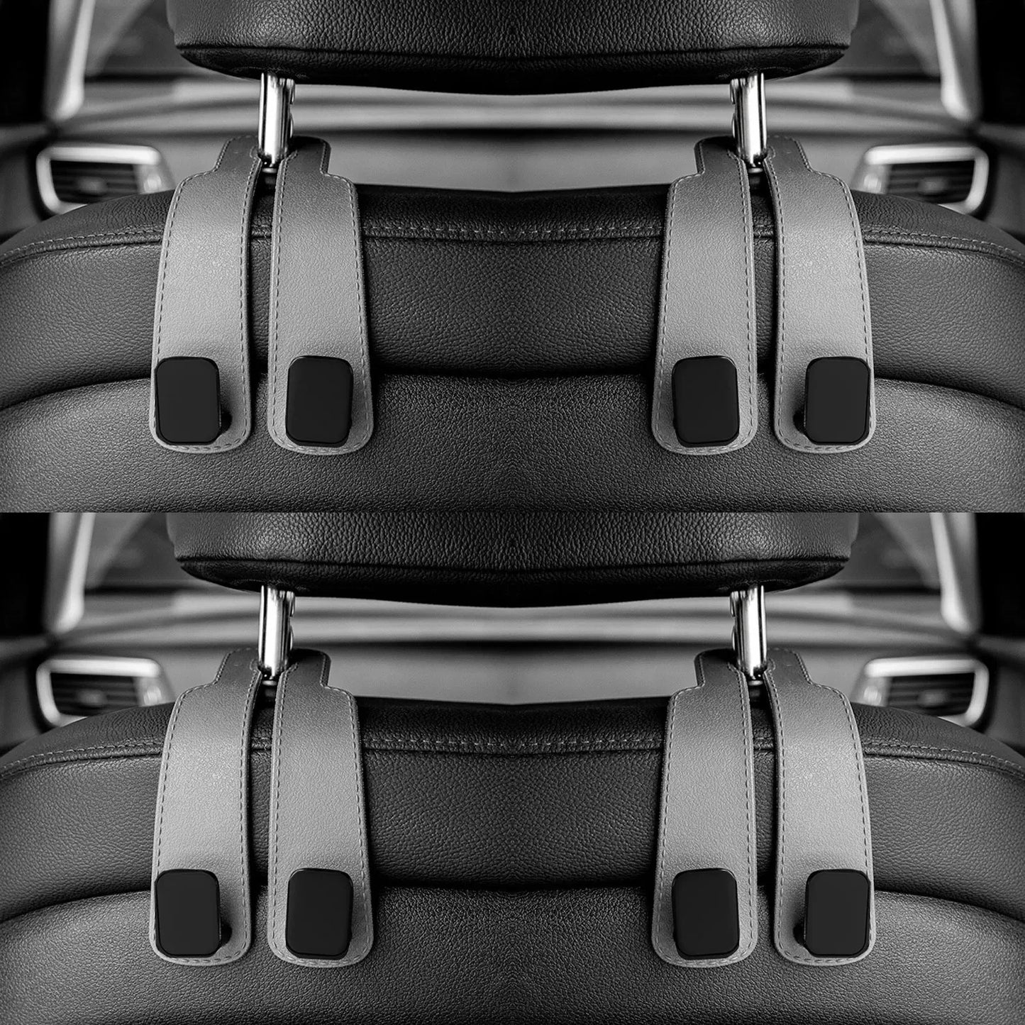 Car Headrest Hooks Hanger for Bags Seat Back Organizer Holder Clips Auto Fastener Hooks Car St
