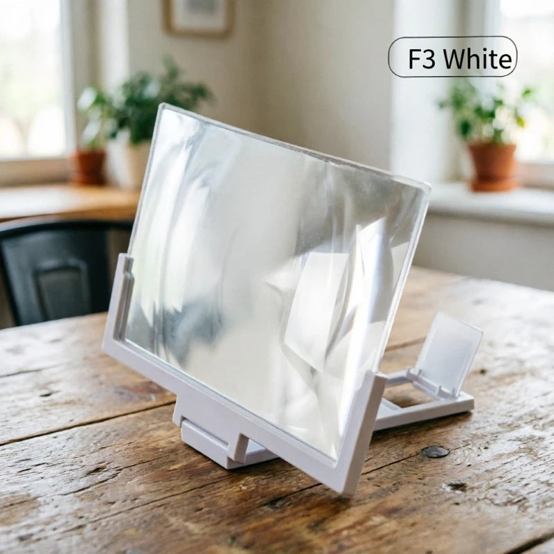 F3 Mobile Phone Screen Amplifier 14 Inch HD Eye Protection Foldable Video Magnifier for Smartphone Mobile Phone Accessories
