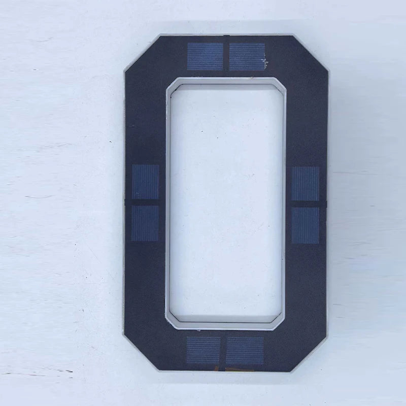 LED Solar House Number Light Waterproof Address Plate with Light Sensor for Home Entrance Yard Wall Outdoor Decoration