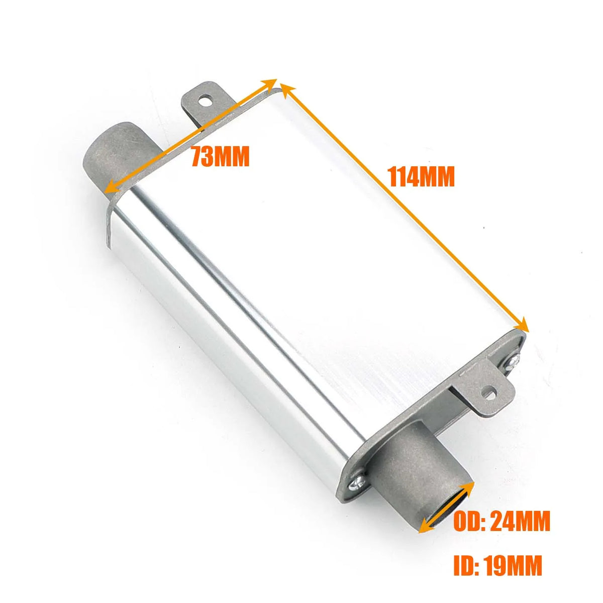 24mm Muffler Noise Reduce S Curved Air Diesel Heater Exhaust Pipe Aluminum Alloy Small Medium Large For Car Truck Camper VAN