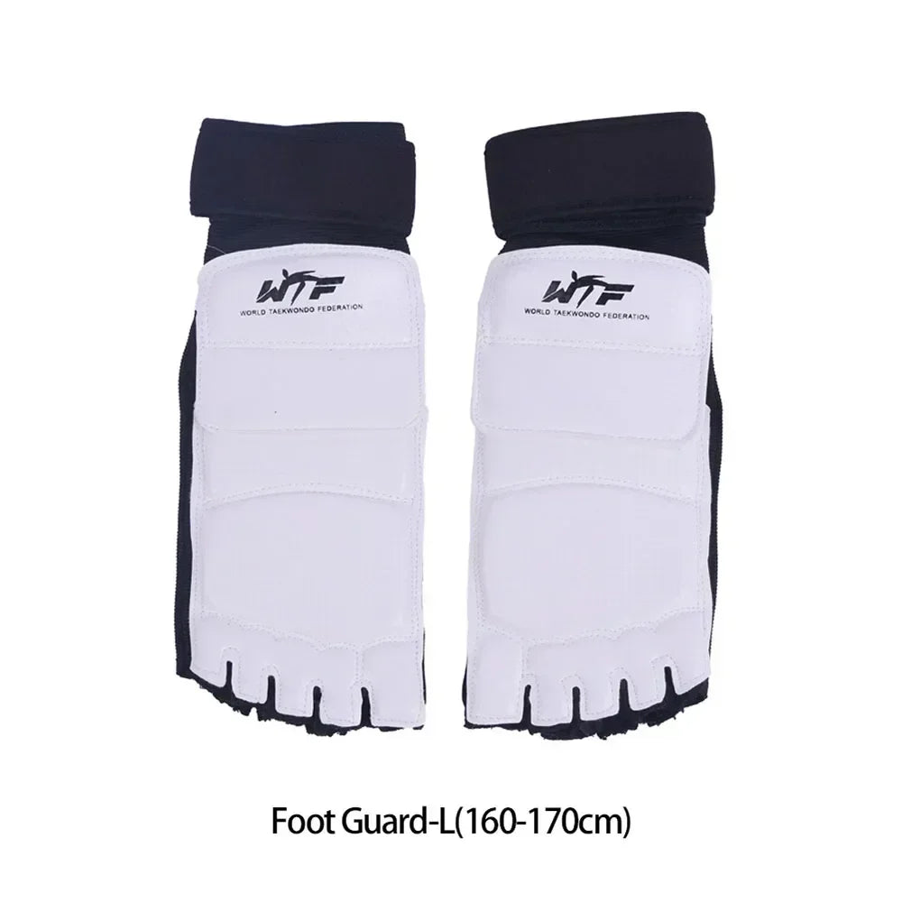 Half Finger Boxing Gloves Taekwondo Protective Foot Cover Martial Arts Combat Protective Training Hand and Foot Protection Set
