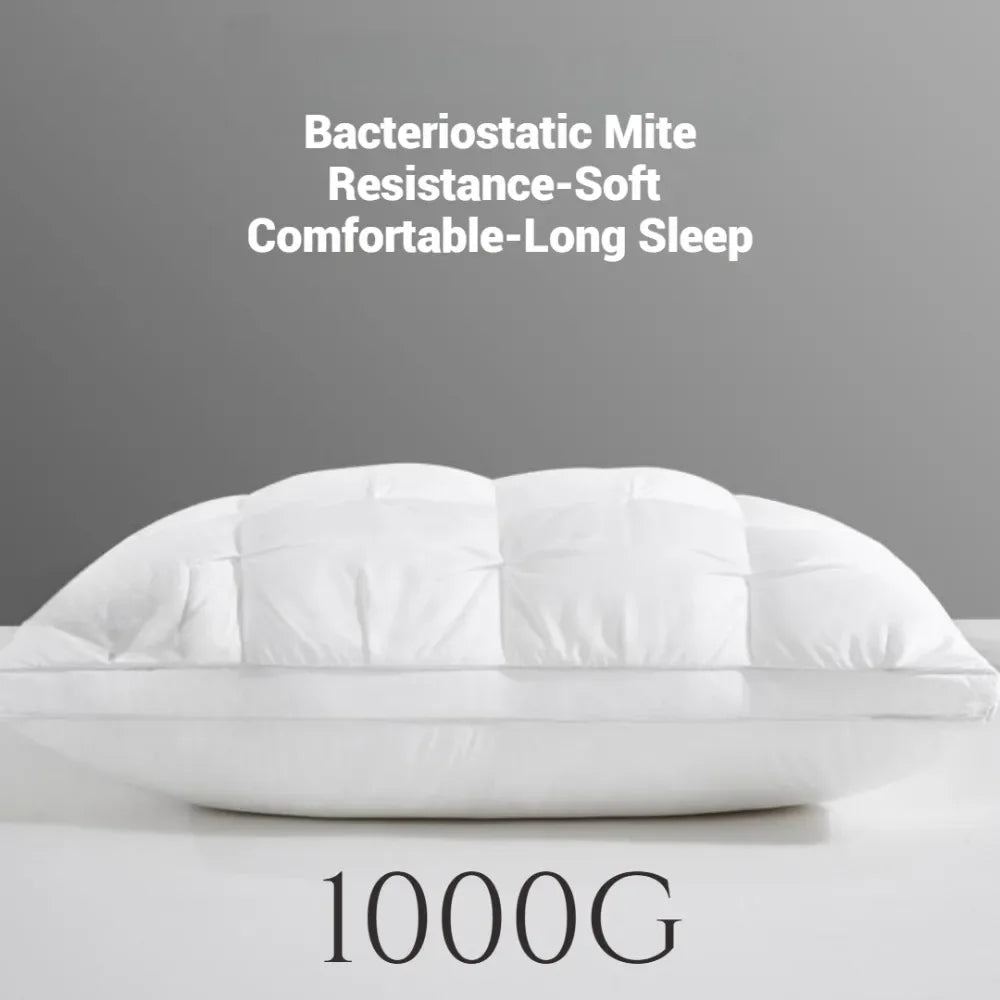 Comfortable Pillows for Sleeping 5-star Hotel Pillow Three-dimensional Soft Bilateral Washed Solid Color Pillow Sleeping Pillows