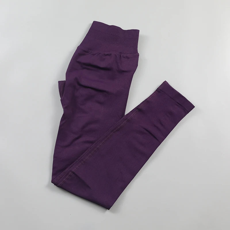 Women Impact High Waist Yoga Leggings Breathable Stretchy Soft Comfy Non‑See‑Through Butt Lifting Tummy Control Workout Fitness