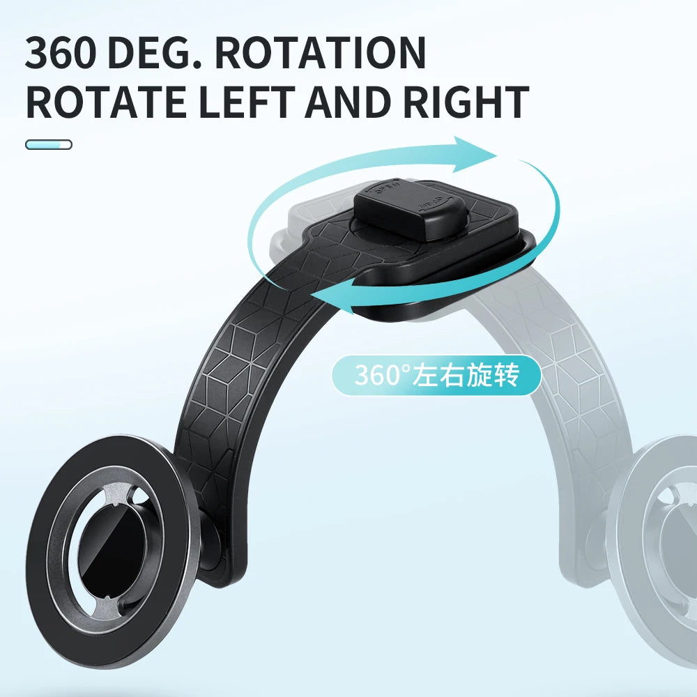 Universal Flexible Magnetic Car Phone Holder Dashboard Mount 360° Rotation Strong Adsorption Adjustable Hose Stand For GPS
