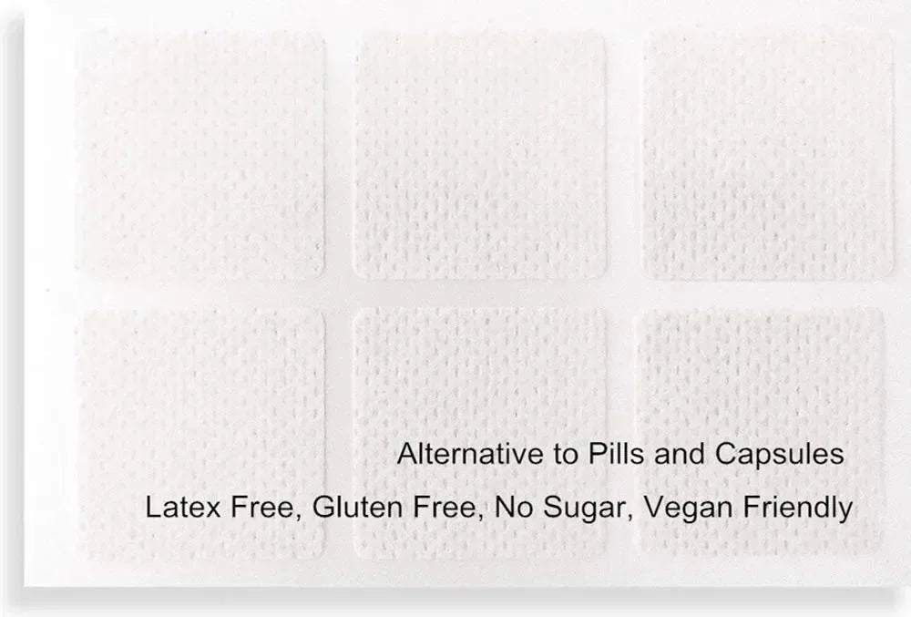 30 Patches Vitamin K2 with D3 Patches Contains Vitamin D & K Complex Premium Biotin & Folic Acid Transdermal Patch