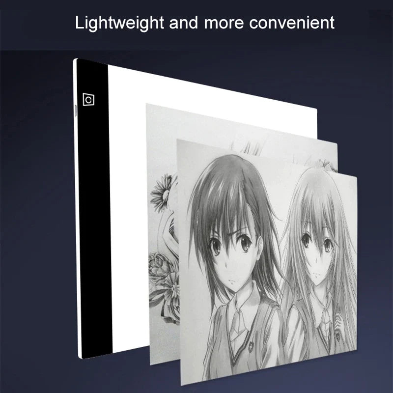 Led Drawing Copy Pad 3 Level Dimmable Board Table Animation Painting Educational