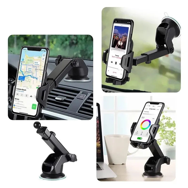 Universal Car Phone Holder 360 Degree Windshield Dashboard Air Vent Mount Sucker Phone Holder For iPhone Samsung Huawei Xiaomi