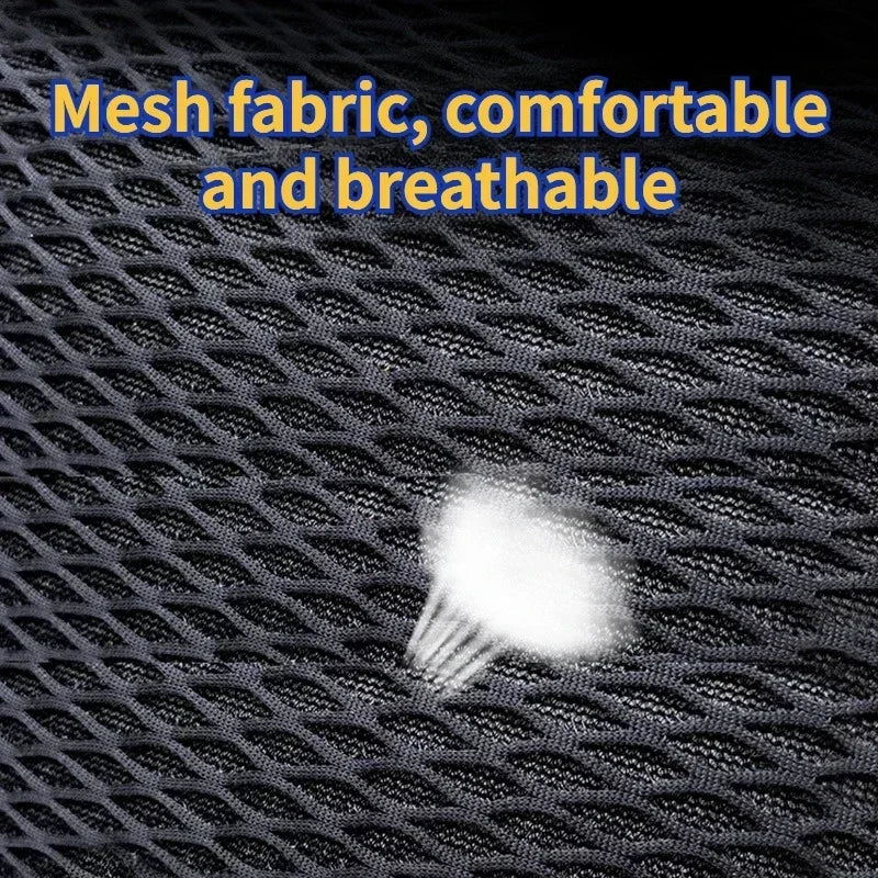 Leather Knitted Car Pillows Headrest Neck Rest Cushion Head Support Seat Accessories Auto Black Safety Pillow Universal Decor